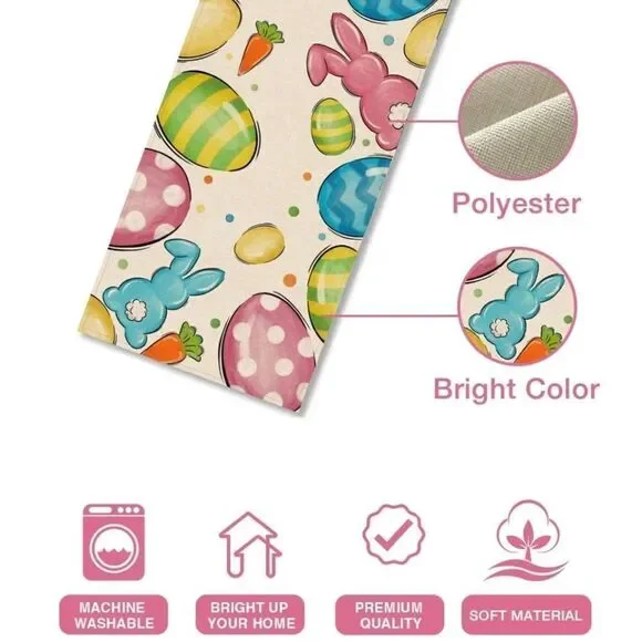 Colorful Easter Table Runner - Picture 7 of 7